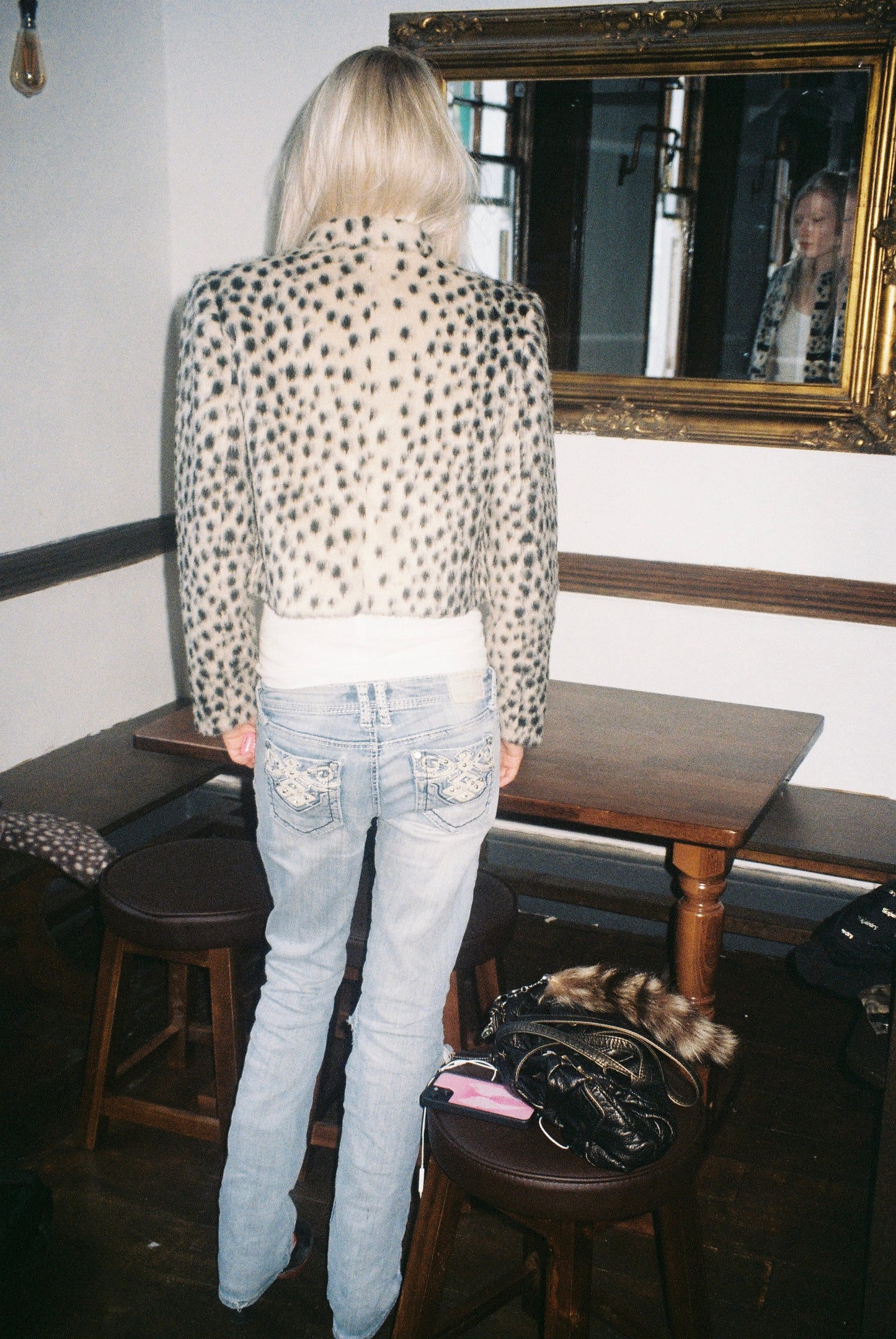 THE ROMY JACKET - SNOW LEOPARD