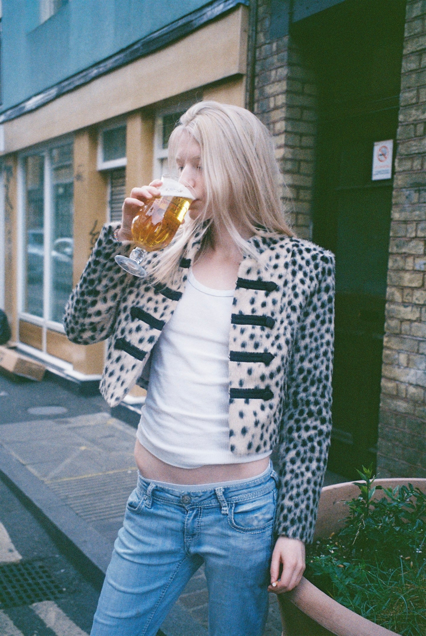 THE ROMY JACKET - SNOW LEOPARD