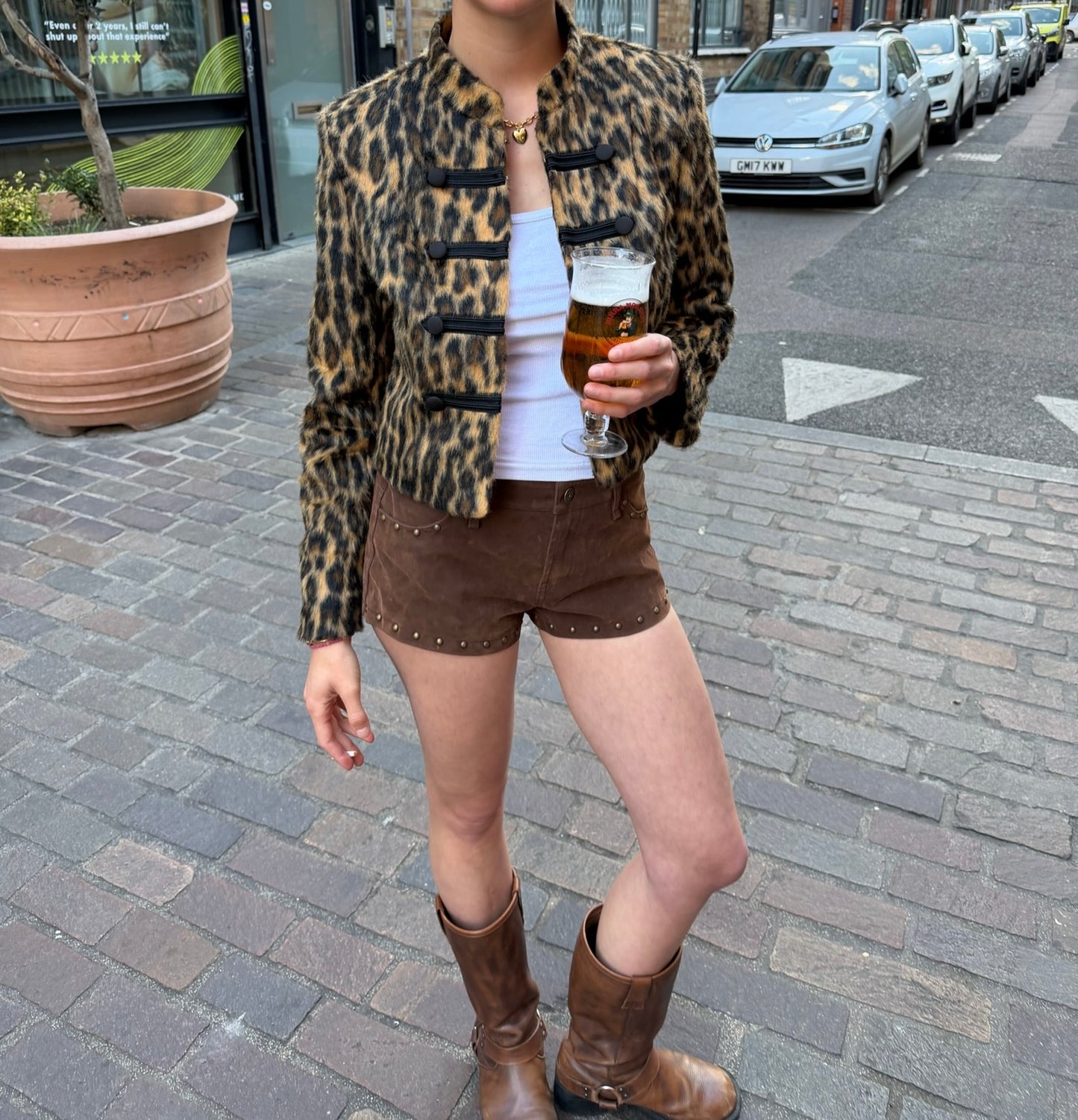 THE ROMY JACKET - CHEETAH
