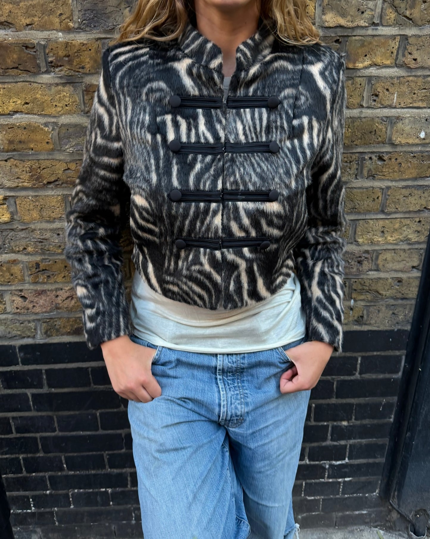 THE ROMY JACKET - ZEBRA